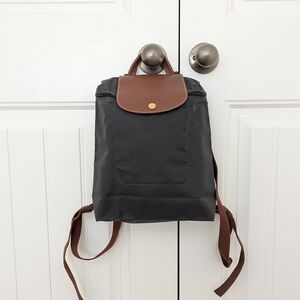 Longchamp Le Pliage Backpack - Dark Gray